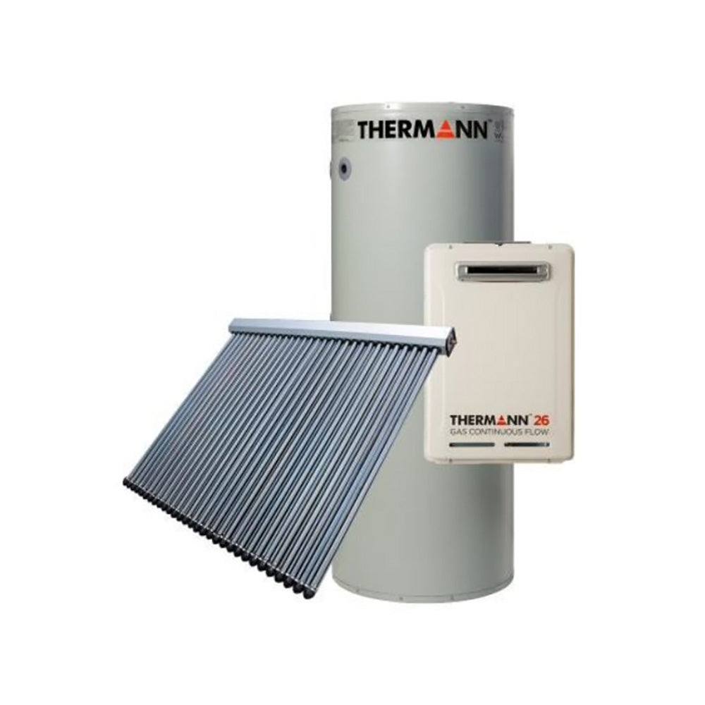 Thermann 400L Gas Boosted Solar Hot Water System