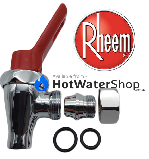 Rheem Lazer BW Commercial Tap & Adapter Kit | Electric Hot Water Spare Parts