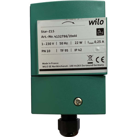 Wilo Star-Z15 Circulating Pump | Solar Hot Water Spare Parts