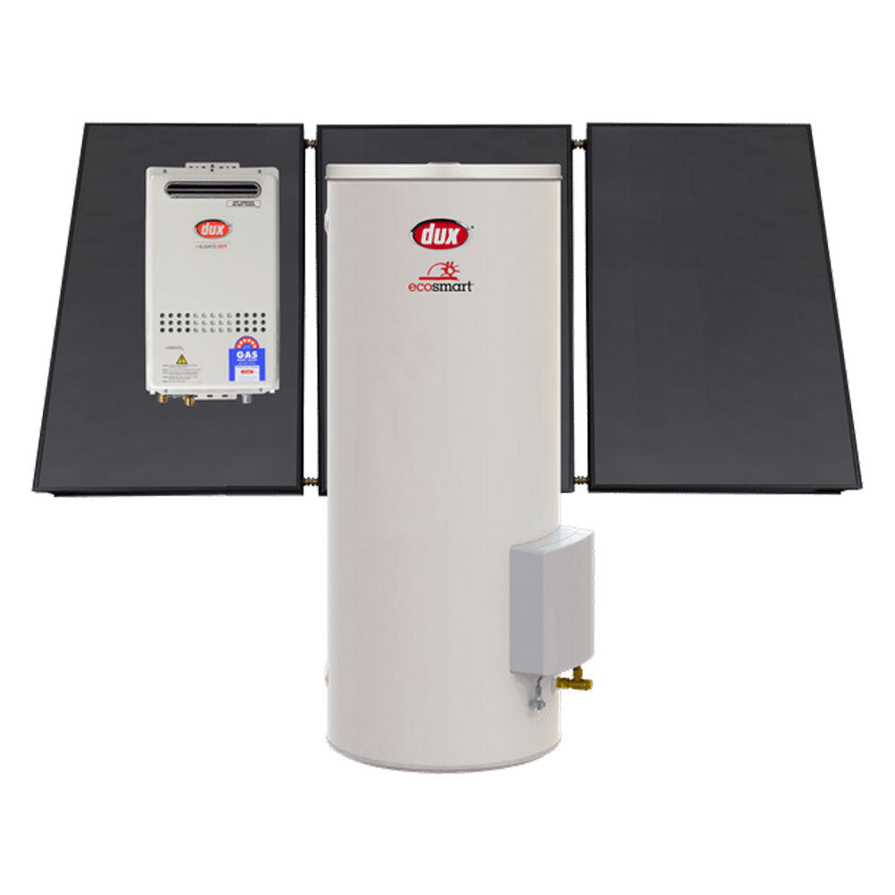 Dux Ecosmart 315L  3 Panel | Gas Boosted Solar Hot Water System