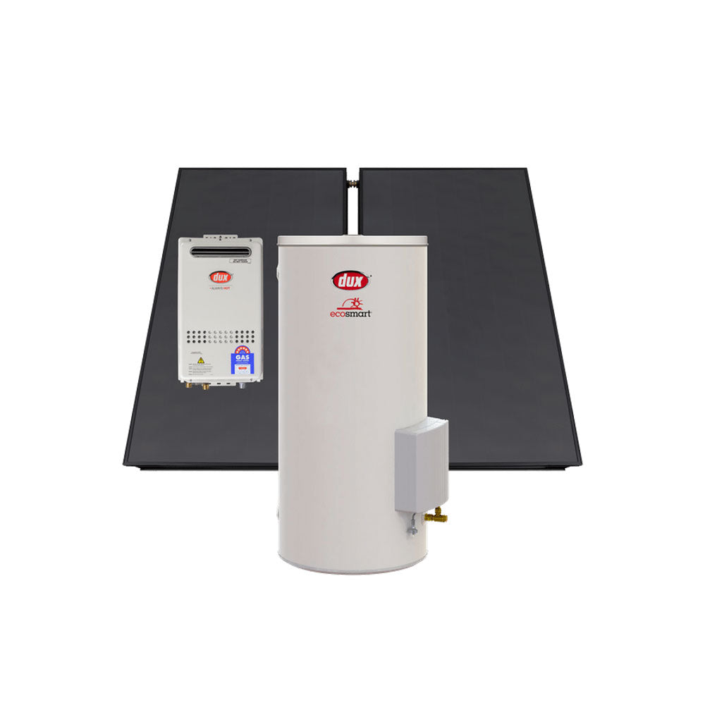 Dux Ecosmart 250L 2 Panel | Gas Boosted Solar Hot Water System